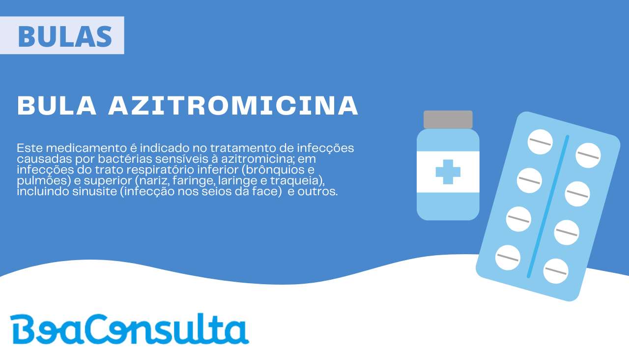 Bula Azitromicina Comprimido.