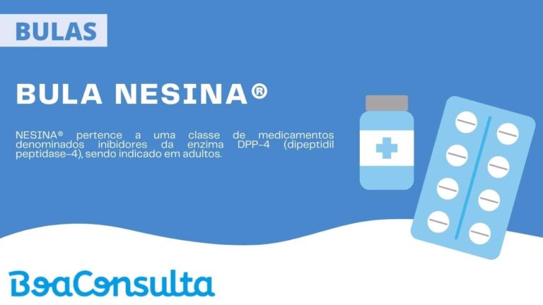Bula do Nesina comprimido.