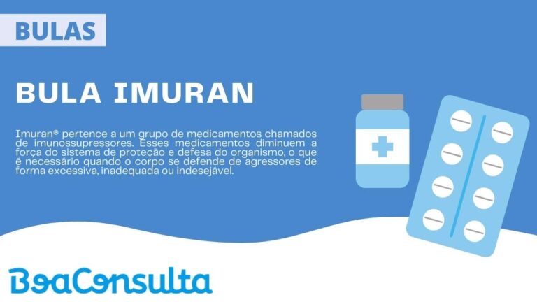 Bula do Imuran comprimidos.