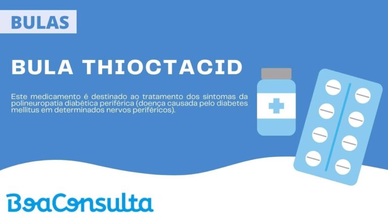 Bula medicamento thioctacid comprimido 600mg.