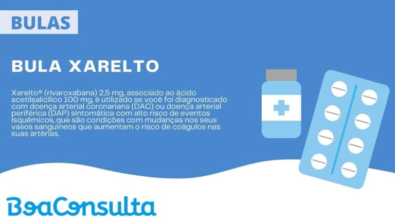 Bula Xarelto comprimido 2,5mg.