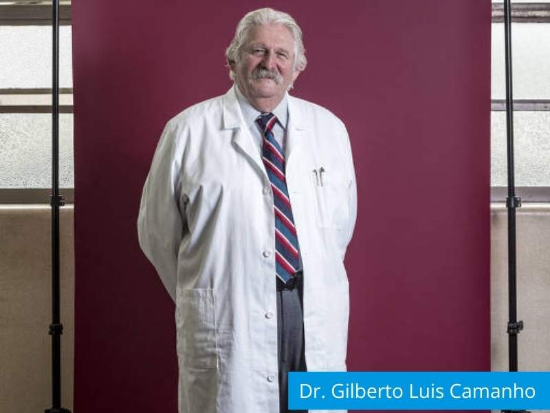 Foto frontal do Médico Gilberto Luis Camanho.