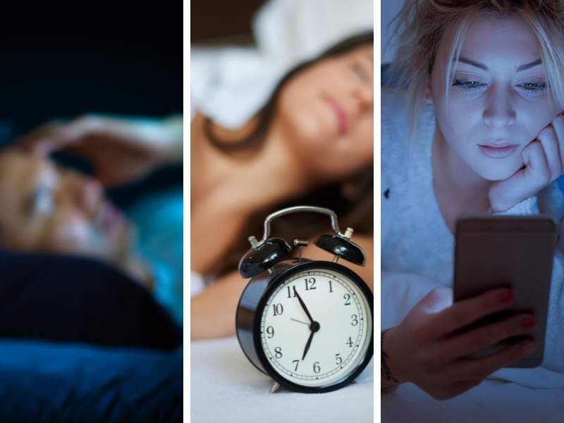 Pessoas com dificuldade para dormir.