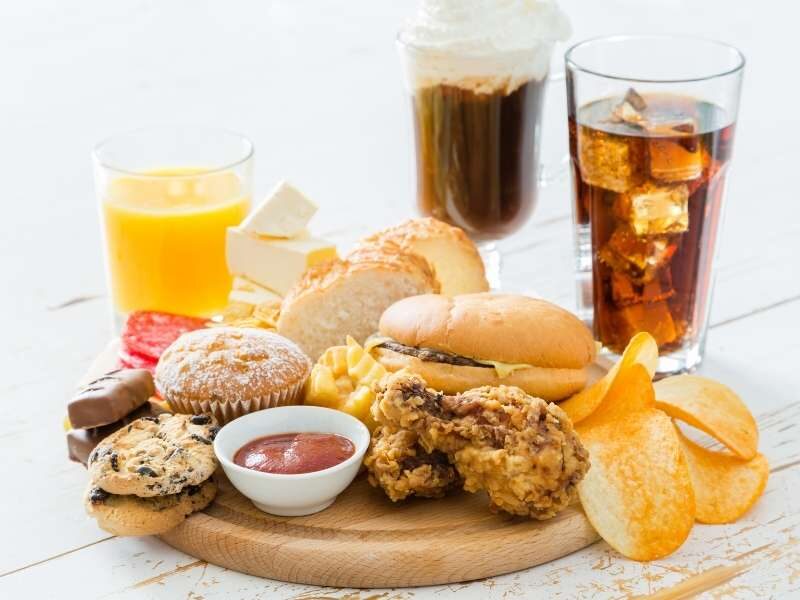Alimentos ricos em colesterol.