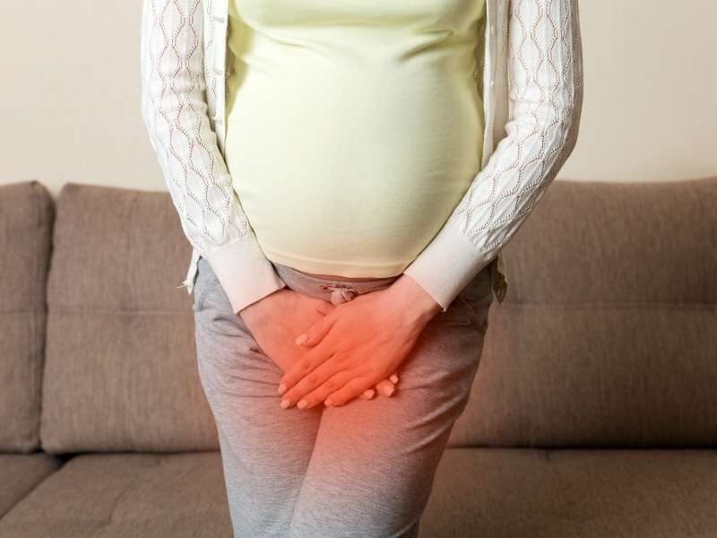 Gestante com infecção urinária.