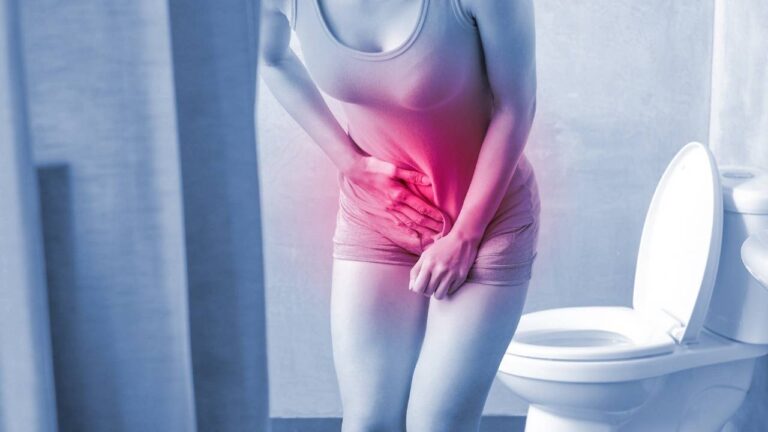 Sintomas de infecção urinária.