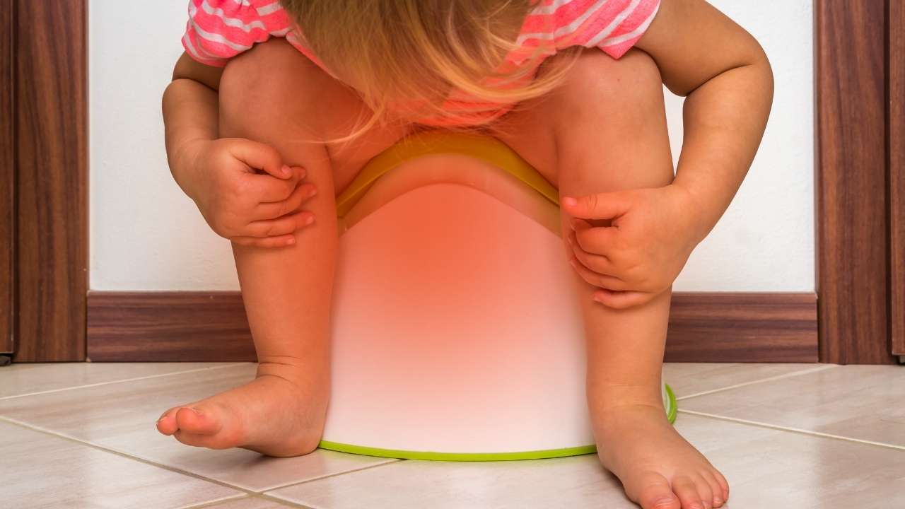 Criança com infecção urinária.