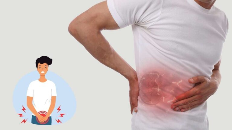 Homem com complicações devido a infecção urinária.