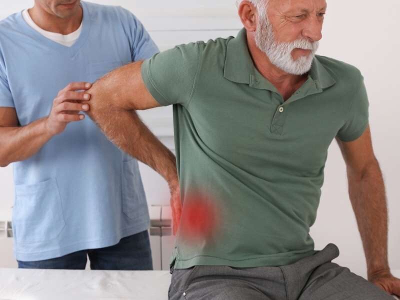 Homem com doença renal.