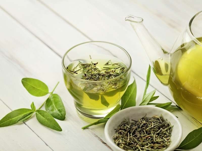 Chá verde para combater doenças.