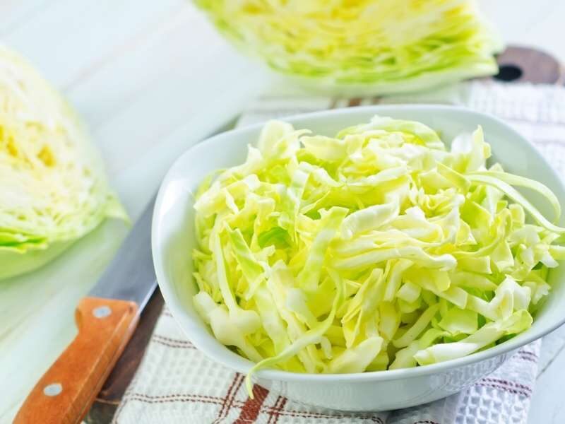 Salada de repolho.