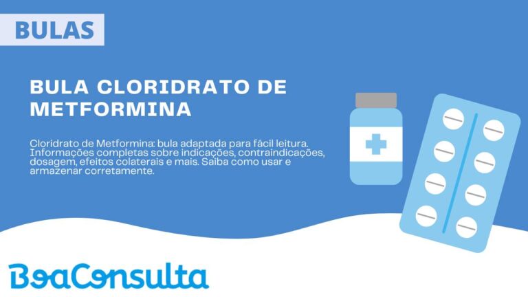 Bula Cloridrato de Metformina