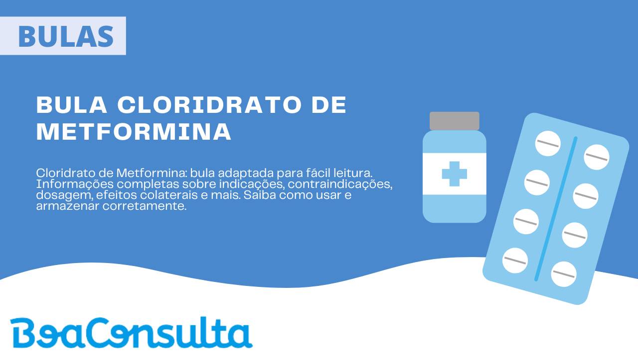 Bula Cloridrato de Metformina